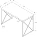 I 7451 Computer Desk, Home Office, Laptop, Work, Metal, Laminate, Grey, Black, Contemporary, Modern
