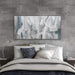 Abstract Wall Art Ready to Hang White Wall Art Modern Fantasy Paintings Blue White Abstract Wall Decor Prints Canvas Art Wall Decor Painting for Bedroom Office Decoration 20" X 40"