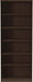 ALE Valencia Series Bookcase, Six-Shelf, 31 3/4W X 14D X 80 3/8H, Espresso