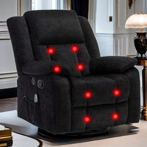 Rocking Recliner Chair with Massage & Heat