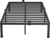 18 Inch Full Size Bed Frame with round Corner Legs and Mattress Stopper
