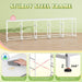 92 Inch Dresser TV Stand for 98 Inch TV, 15 Drawer Dresser, White