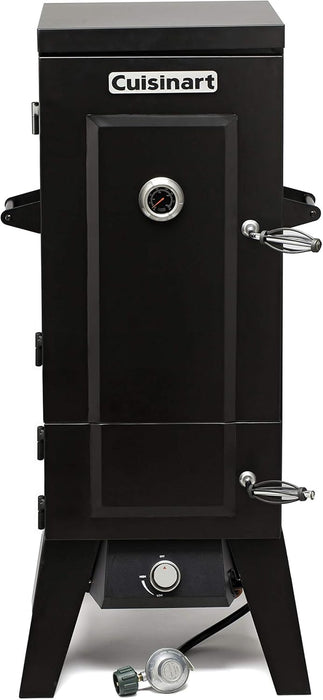 36” Vertical Propane Smoker, 4 Removable Racks, Spacious BBQ Smoker with Wood and Water Trays, 15,000 BTU Heat for Smoked Meat, Brisket, Jerky, Fish, Perfect for Tailgates, Backyard, Camping