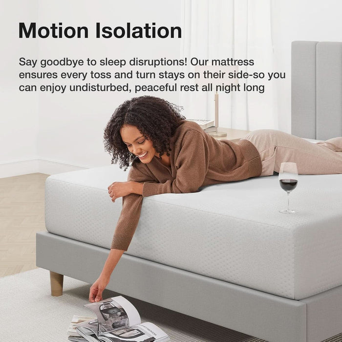 Queen Mattress, 10 Inch Queen Size Mattress in a Box, Gel Memory Foam Mattresses for Comfort Sleep, Cooling Night Sleep & Pressure Relief, Certipur-Us Certified