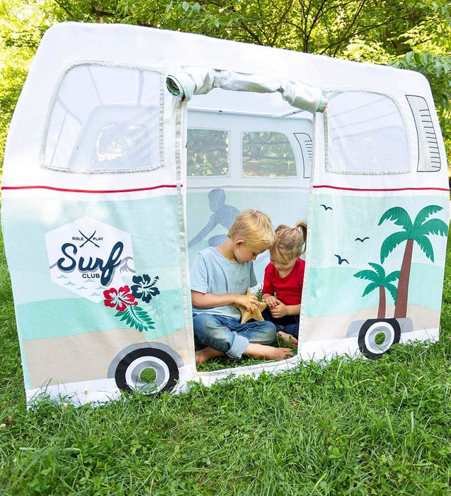 Role Play Kids’ Deluxe Surfing Camper Playhouse, Play Set, Premium Indoor