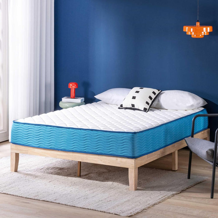 Twin 10 Inch Hybrid Mattress With Tight Top And Pocketed Coils