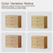 3 Drawer Dresser Set of 2 for Bedroom, 31.3" Wide Wooden Dresser