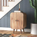 Lamese Solid Wood Accent Cabinet