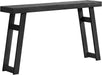 Lawas Solid Wood Console Table - 56 Inch Modern Farmhouse Entryway Table - Easy Assembly Living Room Furniture for behind the Couch, Entryway, or Hallway (Black)