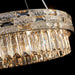 Morden Crystal Chandeliers for Dining Room 8 Lights Gold Chandelier round Crystal Chandelier Pendant Light Fixture Kitchen Island Entryway Living Room 23" D X 8.7" H