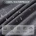 100% Waterproof Recliner Sofa Slipcovers, 3 Pieces Stretch Reclining Couch Covers for 3 Cushion Couch Sofa Pet Friendly Washable Furniture Covers for Dogs, Pets, Kids (Dark Gray, 3 Seater)