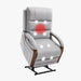 FLEXISPOT Dual Motor Power Lift Recliner Chair for Elderly, Electric Lay Flat Reclining Chair with Massage & Heat, Side Pockets, Fabric Single Sofa for Living Room