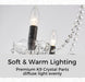 Black Crystal Chandelier Pendant Light 19in Diameter