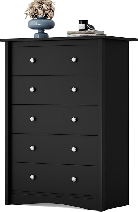 Tall Dresser for Bedroom, Modern Dressers with 5 Drawer