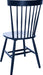 Home Collection Parker Farmhouse Navy Blue Windsor Spindle Solid Wood Dining Chair Set of 2