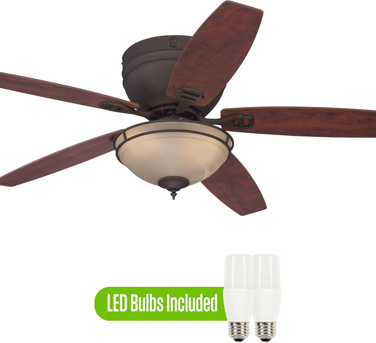Westinghouse Brushed Nickel Led Ceiling Fan 52inch