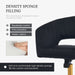 Home Office Chair Swivel Velvet Desk Chair, Vanity Chair with 360 Swivel Armchair and Gold Base,For Living Room, Bedroom, Vanity, Study (Black)