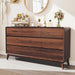 9 Drawer Mid Century Modern Dresser for Bedroom Chest of Drawers for Closet