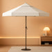 CROWN SHADES 9 Ft Patio Umbrella with Auto-Tilt & Olefin Fabric - Patented 90° Edge Connection Wind Resistant, Outdoor Umbrella for Table, Pool, Beach, Effortless Crank System