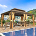 12x18 HeavyDuty Hardtop Gazebo With Galvanized Roof
