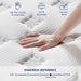 14 Inch Medium Plush King Size Mattress [Upgraded] King Hybrid Mattresses in a Box with Gel Memory Foam & Pocket Springs, Strong Edge Support,Pressure Relief,Certipur-Us,365-Night Trial