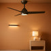 Premium 54 Inch Outdoor Ceiling Fan With Remote Led