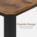 7-Piece 78.7″Dining Table Set with 6 Upholstered Dining Chairs