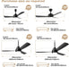 28" Gazebo Fan with Light,Plug in Ceiling Fan Light,Outdoor Ceiling Fan with Light,Hanging Fan with Hook,35W 3000-6500K,Remote/App Control,Portable Fan Light for Patios,Porch