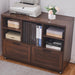40Inch Industrial Hardwood Lateral Filing Cabinet Wheels