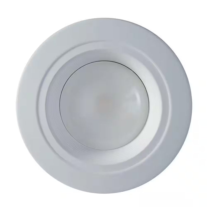 5 In. and 6 In. 3000K White Integrated LED Recessed Ceiling Light Fixture Retrofit Downlight Trim at 90 CRI, Soft White