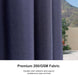 Patio Umbrella 10' X 10' Square Aluminum Frame Navy Blue