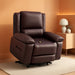 Oversized Wide Power Lift Recliner Chair - Heat and Massage, Adjustable Back and Legs, PU Leather Electric Lift Chair Designed for the Elderly and People with Mobility Impaired