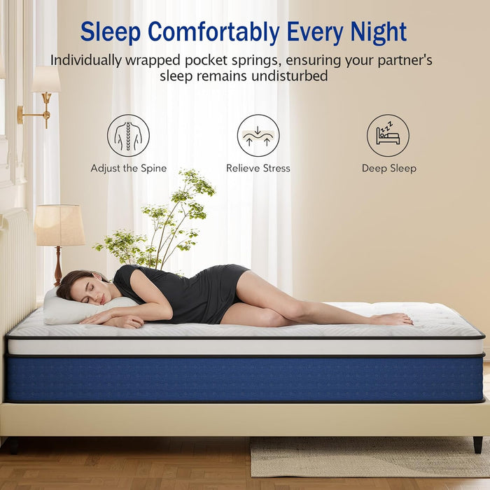 Queen 14 Inch UltraHighDensity Memory Foam Mattress