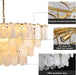 Modern Large Crystal Glass Chandelier, 39.76" Gold Luxury Hanging Pendant Light Fixture,16-Light round Cloud Ceiling Chandeliers Lighting for Dining Room Living Room Bedroom Foyer Stairway, E12