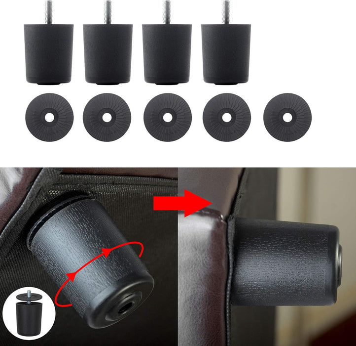 Tufted Leather Square Flip Top Storage Ottoman Cube Foot Rest (Brown with Storage)