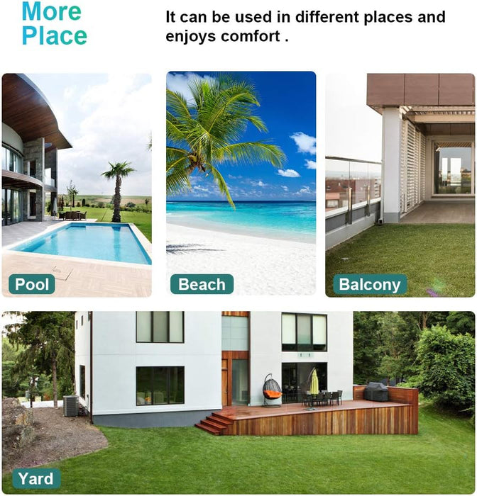 3-Piece Acacia Wood Patio Bistro Set Patio Furniture Outdoor Chat Conversation Table Chair Set Outdoor Wood Chat Set with Water Resistant Cushions and Coffee Table Chairs for Beach Backyard Garden