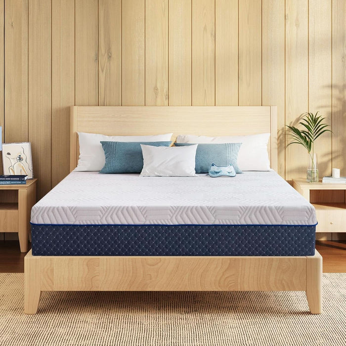 King Mattress, 12 Inch King Size Mattress in a Box, Firm Gel Memory Foam for Contouring Support & Pressure Relief, Assembled in the USA, Certipur-Us Certified, Fiberglass Free