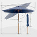 9FT/10FT Bamboo Patio Umbrella, UPF50+ Outdoor Table Umbrella