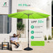 9FT Outdoor Patio Umbrella, Market Umbrella, Apple Green