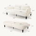 Beige SeventyNineInches Futon Sofa Bed Convertible