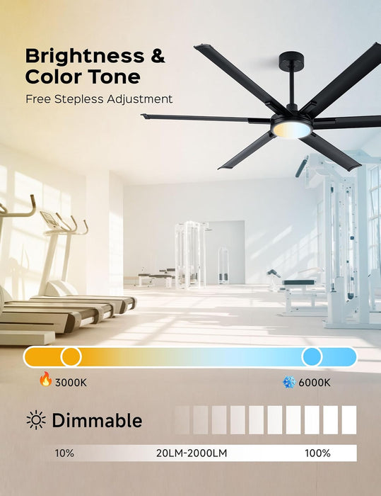 Premium 65 Inch Ceiling Fan Intelligent Climate Control