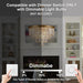 Gold Crystal Chandelier 24Inch 12Lights Ceiling Fixture