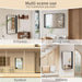 Black Wall Mirror 30x48 Inch ExplosionProof Tempered