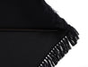 Outdoor 7.5' Black Ventura Fringe round Push-Up Premium Patio Umbrella