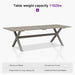 Patio Dining Set for 10 All-Weather Wicker 11 Piece Aluminium Outdoor Table and Chairs Set Included Cushions for Backyard Indoor Decor Kitchen Modern Outdoor Furniture Set Champagne