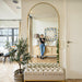 Floor Mirror, 77"X38" Oversized Full Length Mirror with Stand, Gold