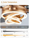 Contemporary Black Iron Reversible Fandelier Ceiling Fan