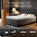 King Mattress 12 Inch Hybrid King Size-Gel Memory Foam Mattress in a Box, Individually Wrapped Pocket Spring, Pressure Relief Edge Support, Medium Firm
