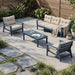 5 Seats HDPE Patio Conversation Sets, Outdoor Patio Furniture Set