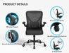 Office Chair: 330LBS Mesh Ergonomic Desk Chair Comfy with 3D Lumbar& Swivel